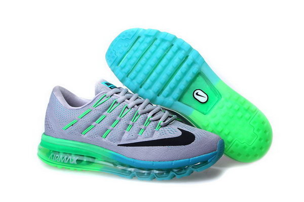 Mens Nike Air Max 2016 Shoes Green Grey Czech